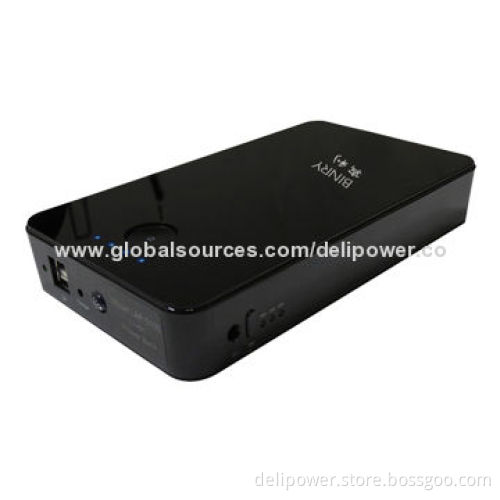 Power Bank Case with 36,000mAh, Double USB and DC Output, Can Charge Two Notebooks